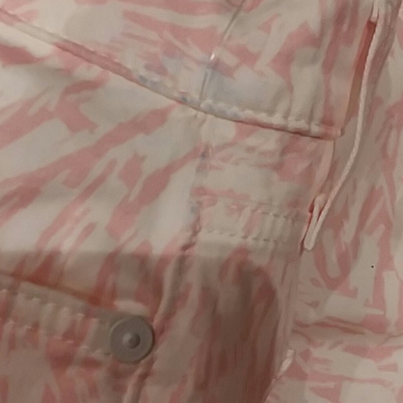 7FAM Jeans 27 ankle skinny pink nwot - Picture 5 of 6